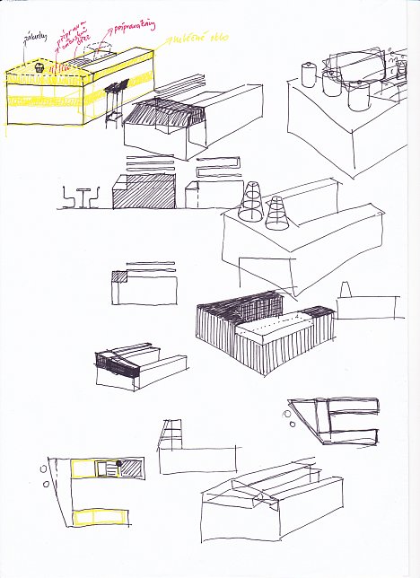 sketches of bar